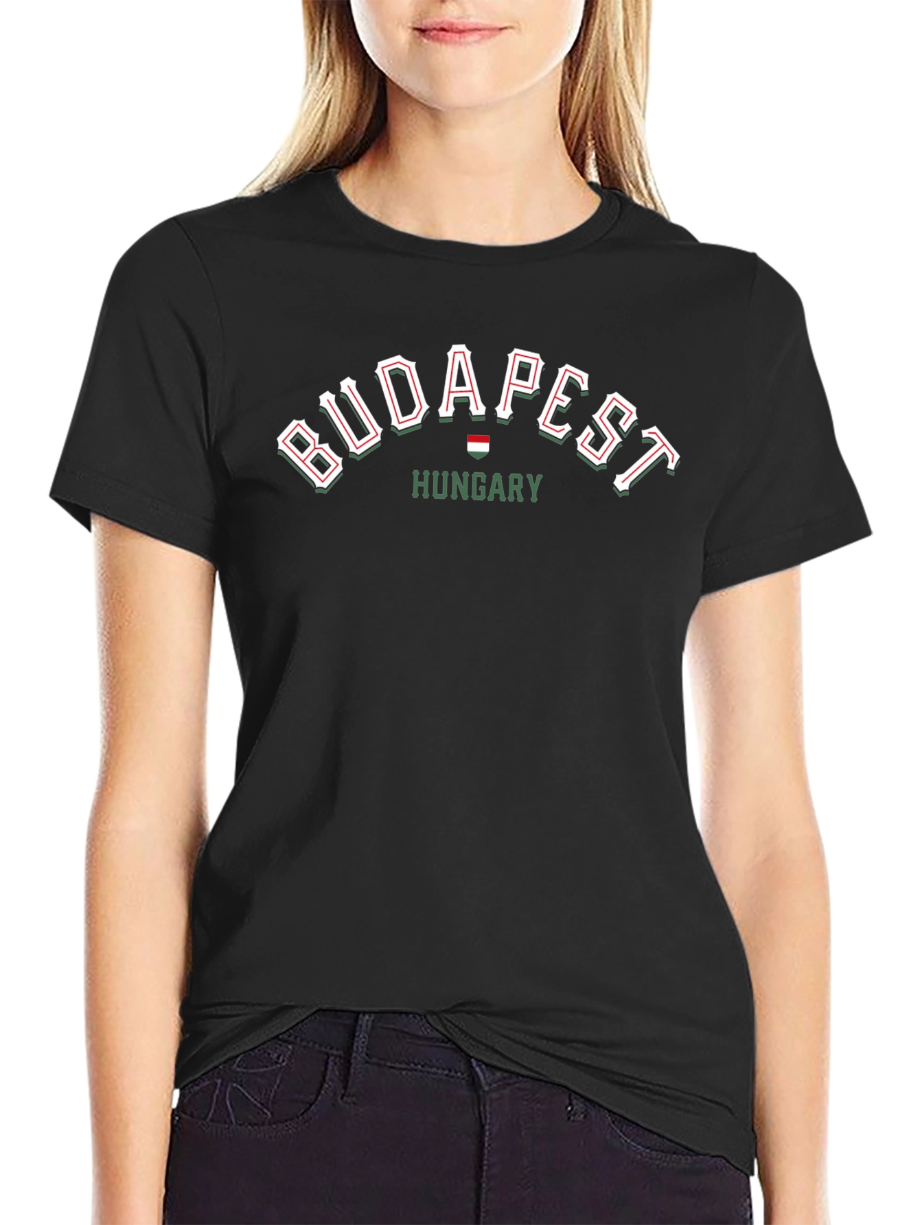 Budapest Hungary Black T-Shirt