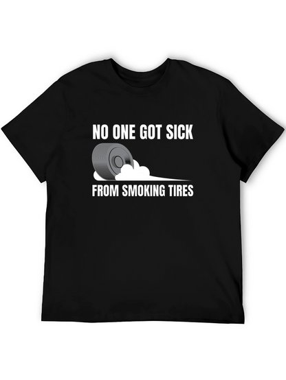 Smoking Tires T-Shirt - Funny Automotive Tee