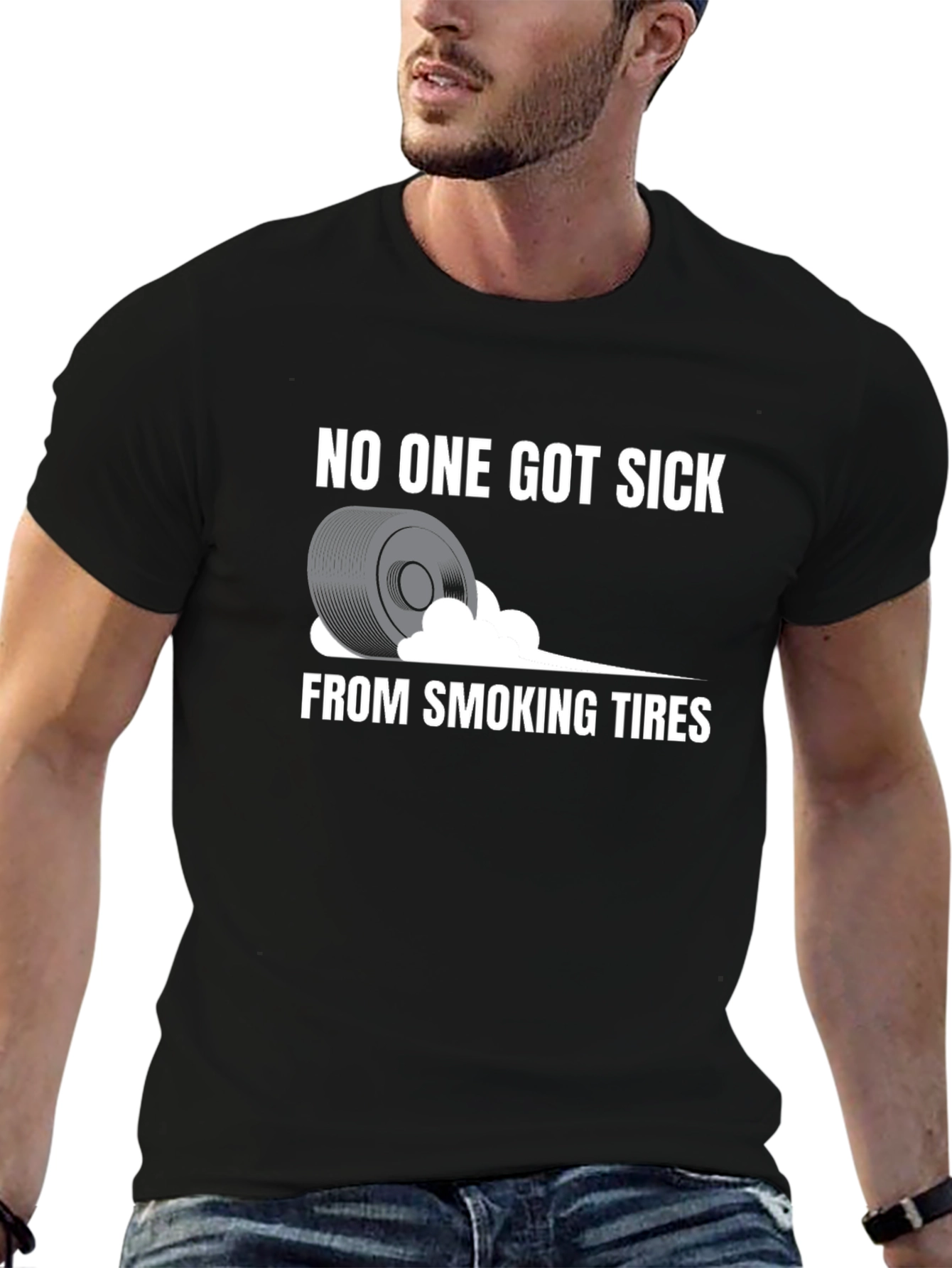 Smoking Tires T-Shirt - Funny Automotive Tee