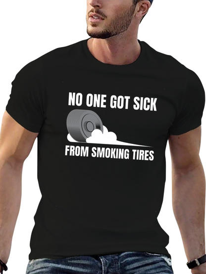 Smoking Tires T-Shirt - Funny Automotive Tee