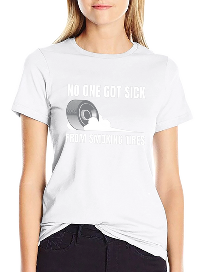 Smoking Tires T-Shirt - Funny Automotive Tee