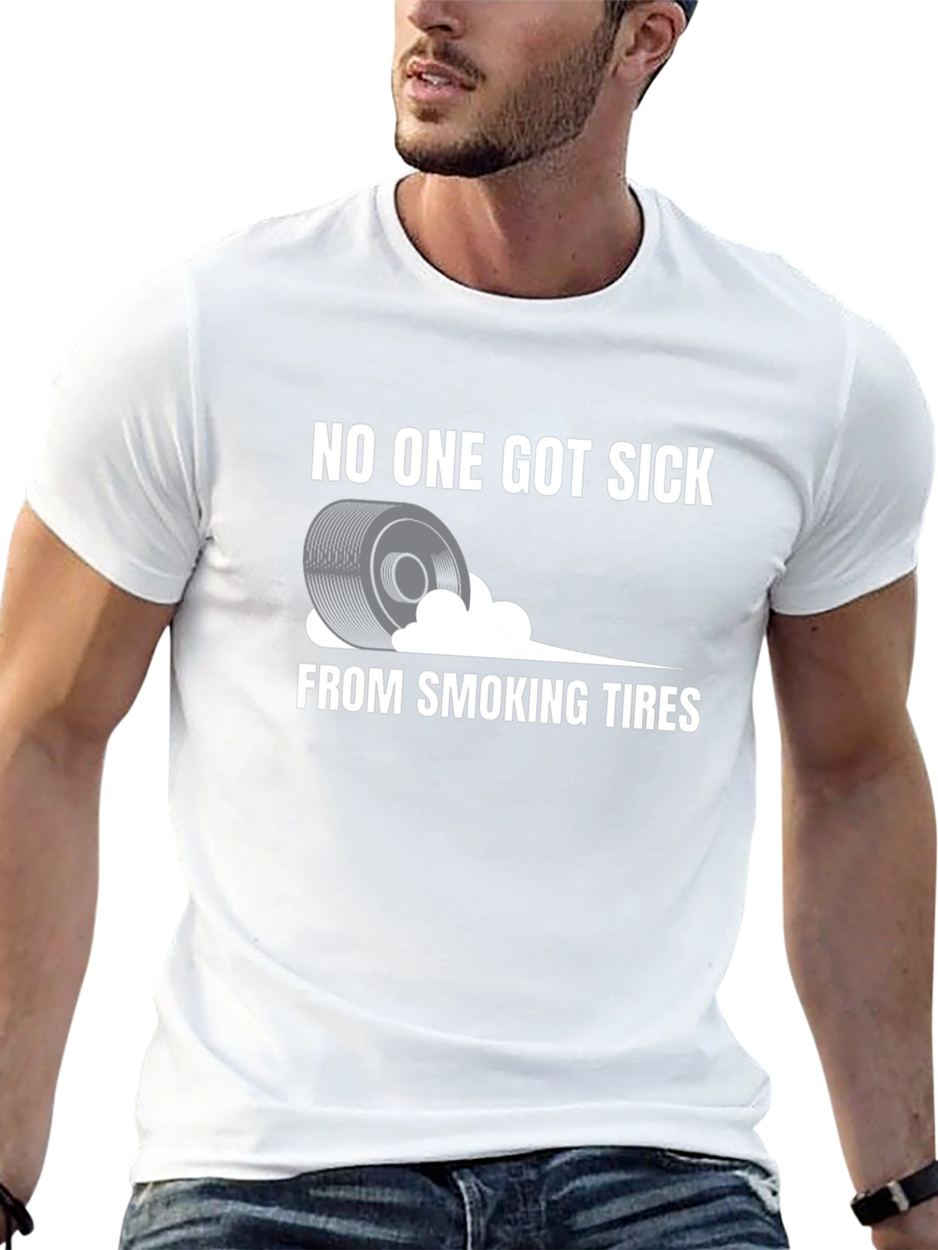Smoking Tires T-Shirt - Funny Automotive Tee