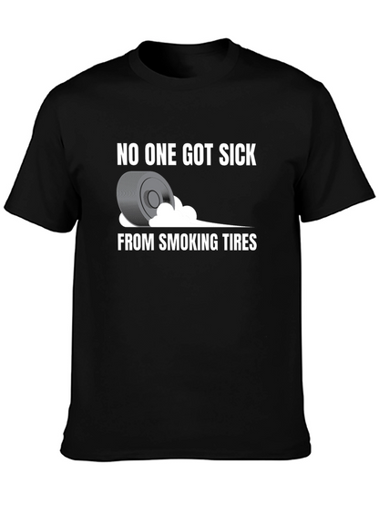 Smoking Tires T-Shirt - Funny Automotive Tee