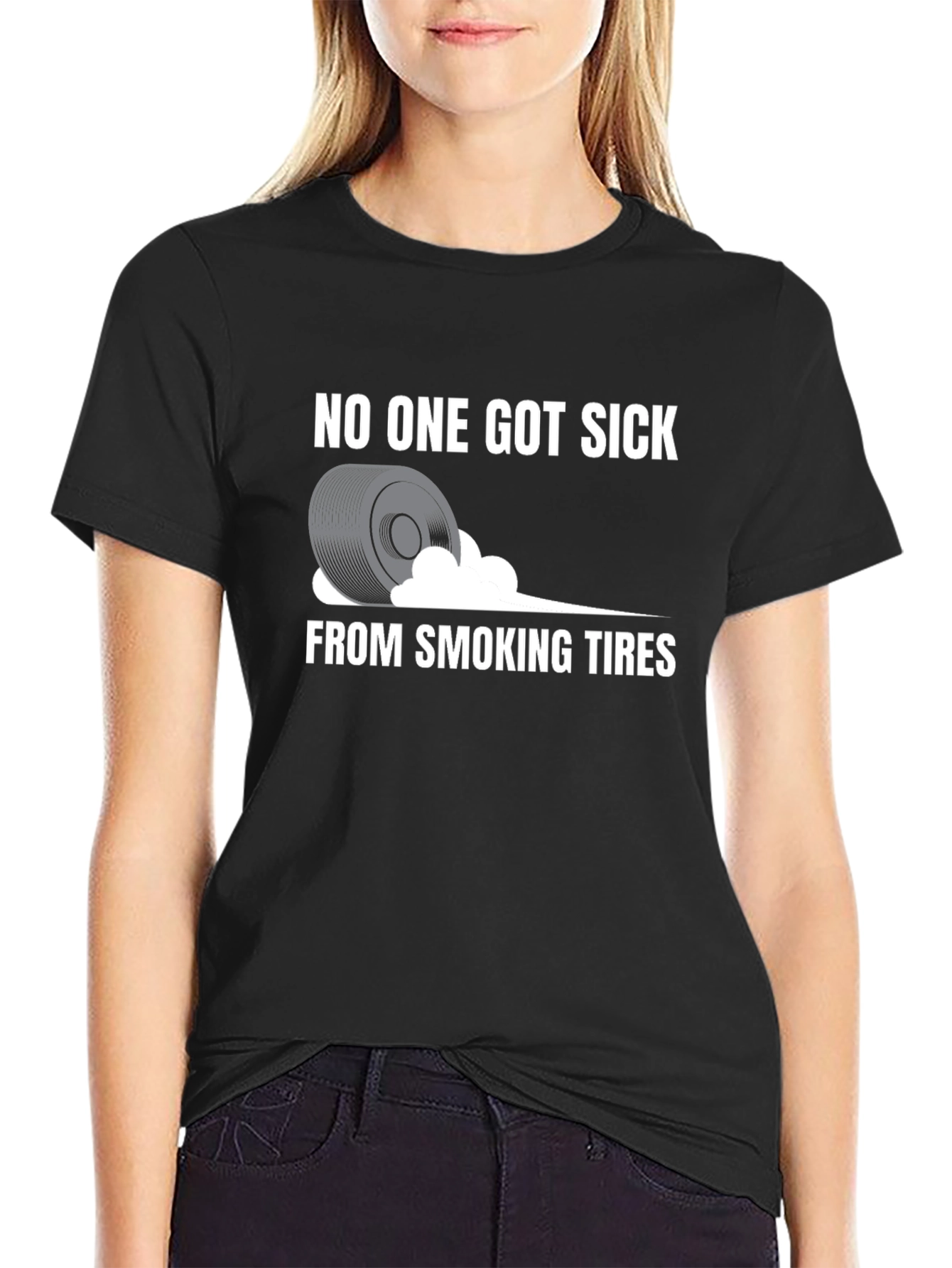 Smoking Tires T-Shirt - Funny Automotive Tee