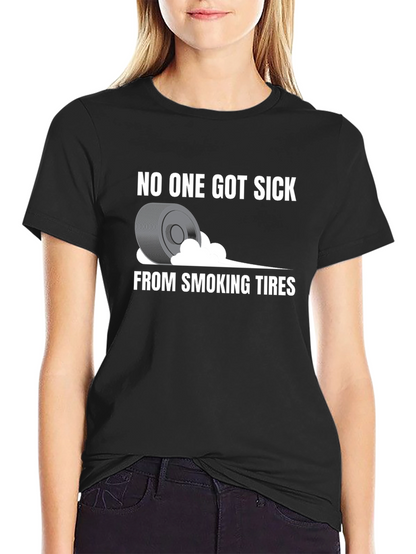 Smoking Tires T-Shirt - Funny Automotive Tee
