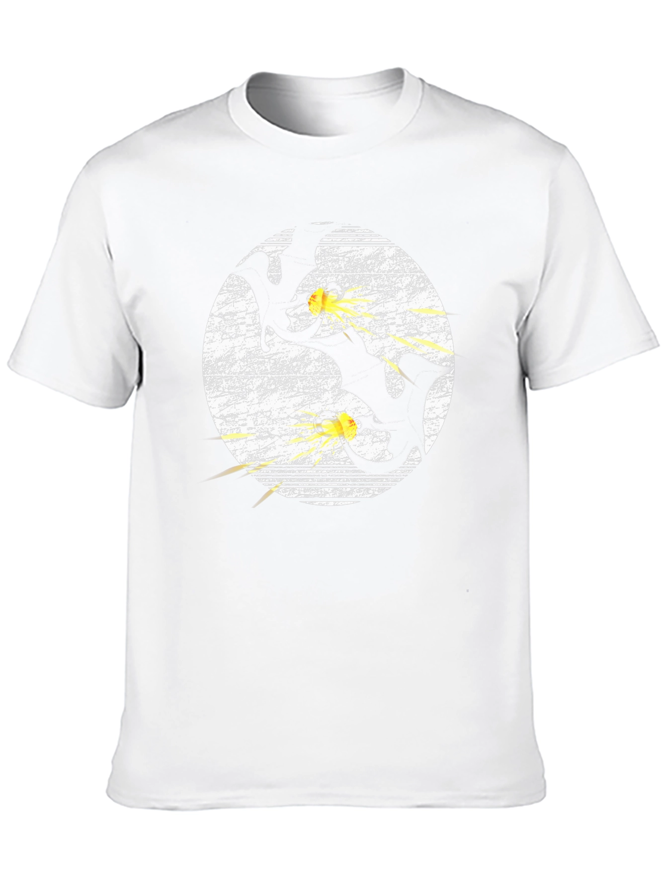 Gun Cats Graphic Tee - Black Cotton Crewneck T-Shirt