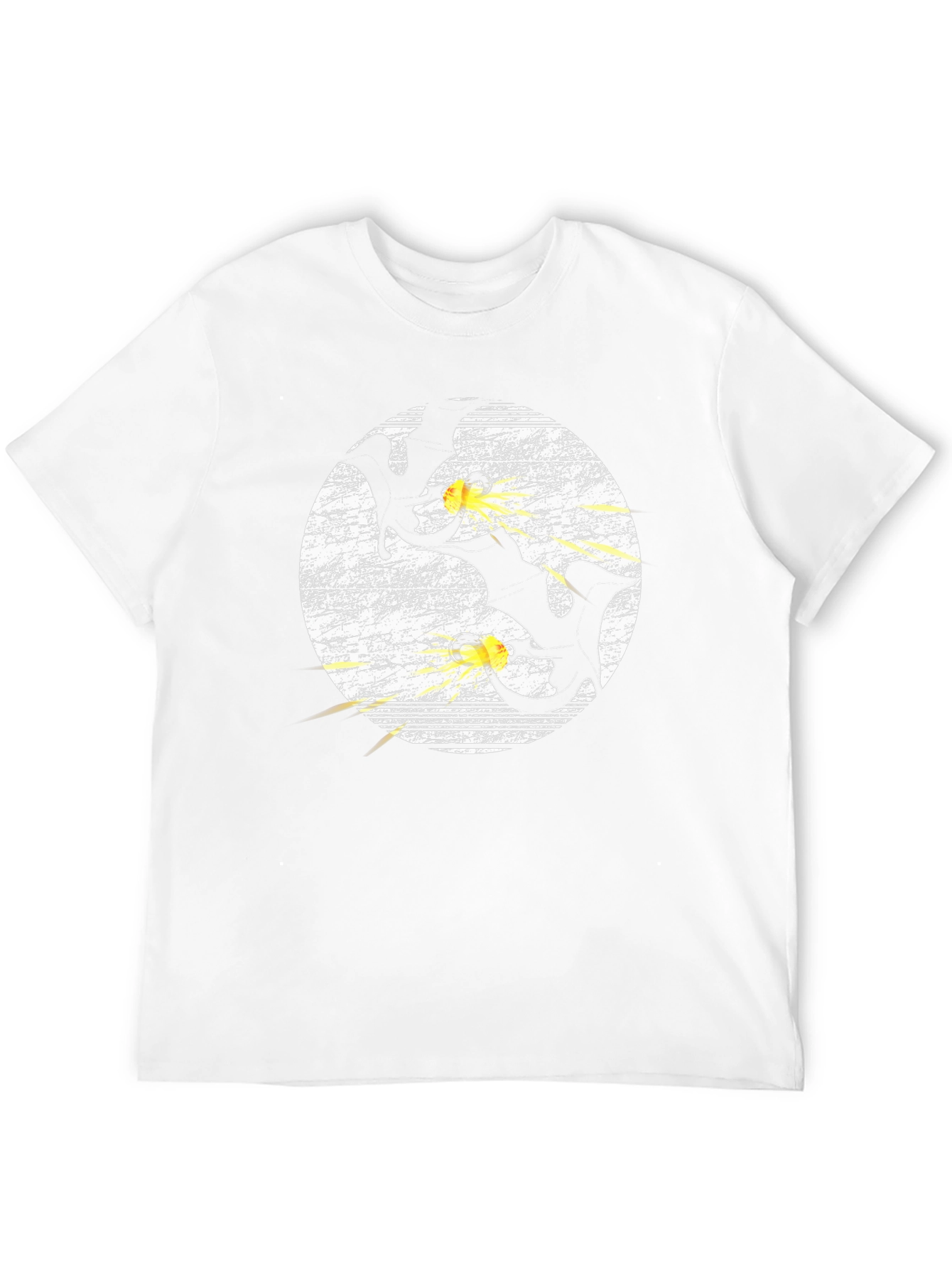 Gun Cats Graphic Tee - Black Cotton Crewneck T-Shirt