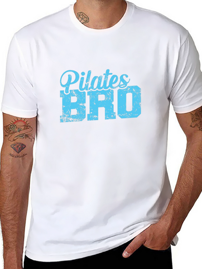 Pilates Bro Graphic T-Shirt - Mens Black Tee