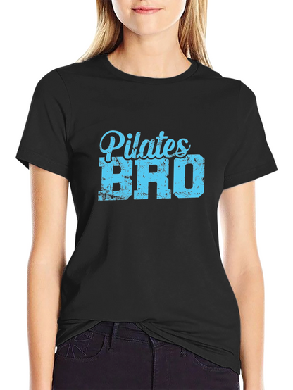 Pilates Bro Graphic T-Shirt - Mens Black Tee