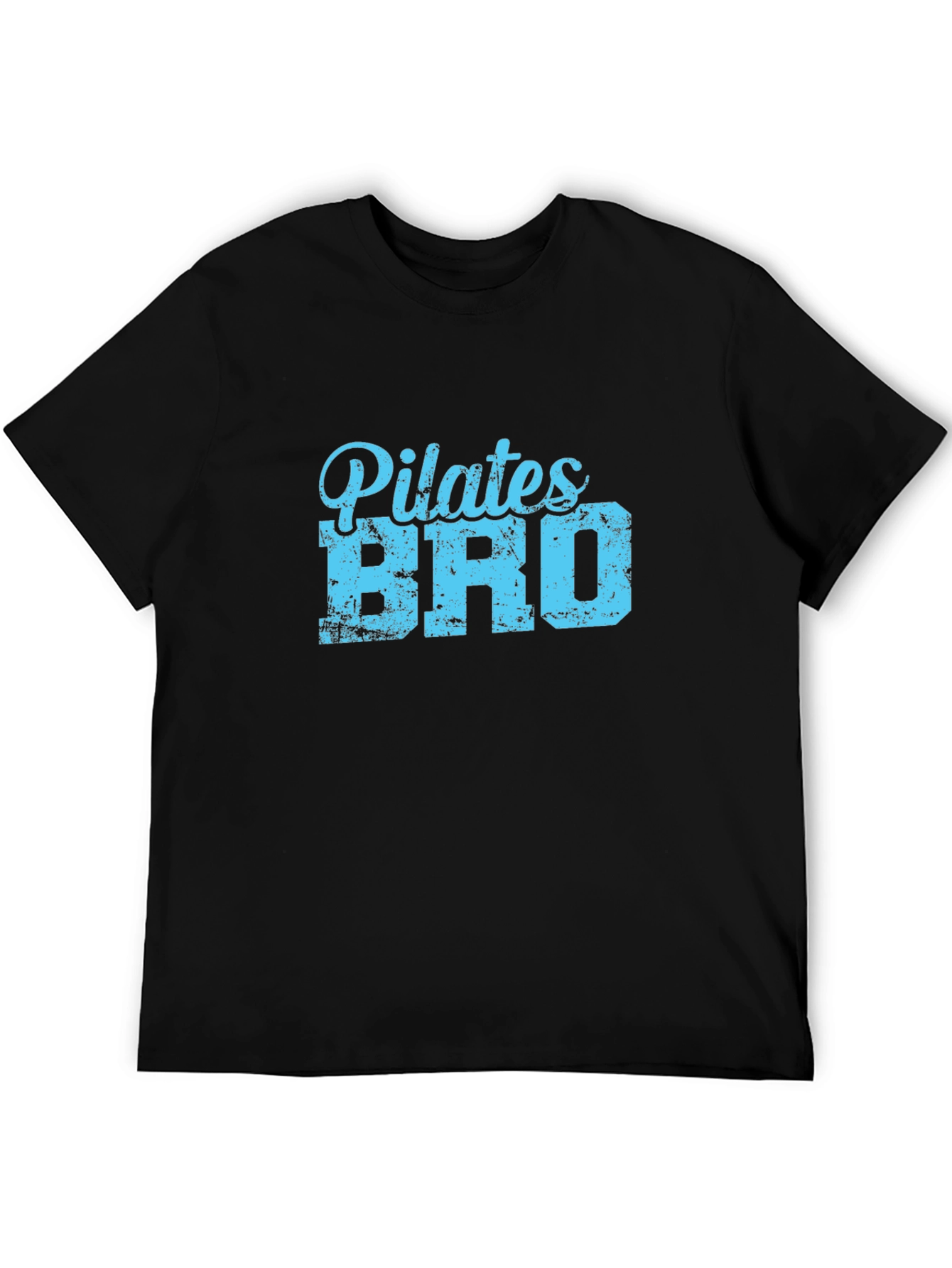 Pilates Bro Graphic T-Shirt - Mens Black Tee