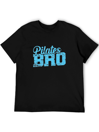 Pilates Bro Graphic T-Shirt - Mens Black Tee