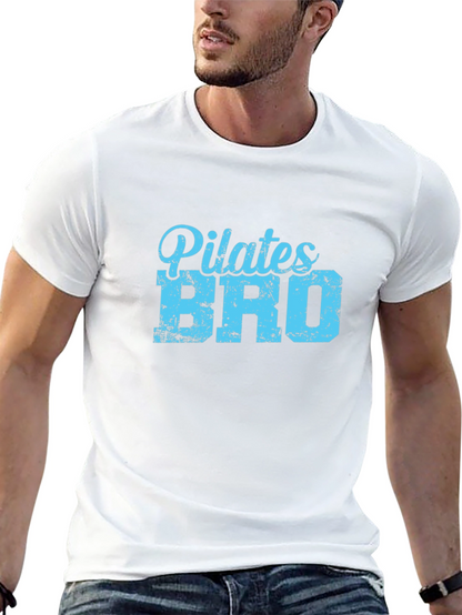 Pilates Bro Graphic T-Shirt - Mens Black Tee