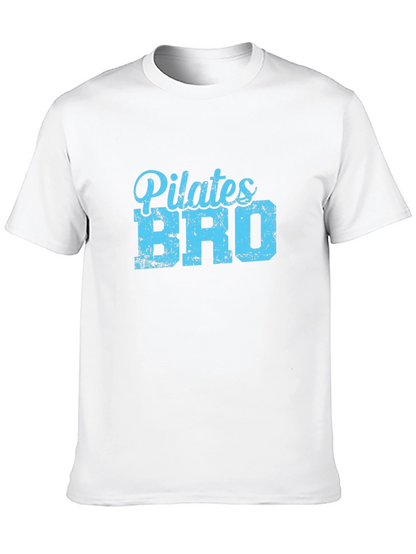Pilates Bro Graphic T-Shirt - Mens Black Tee