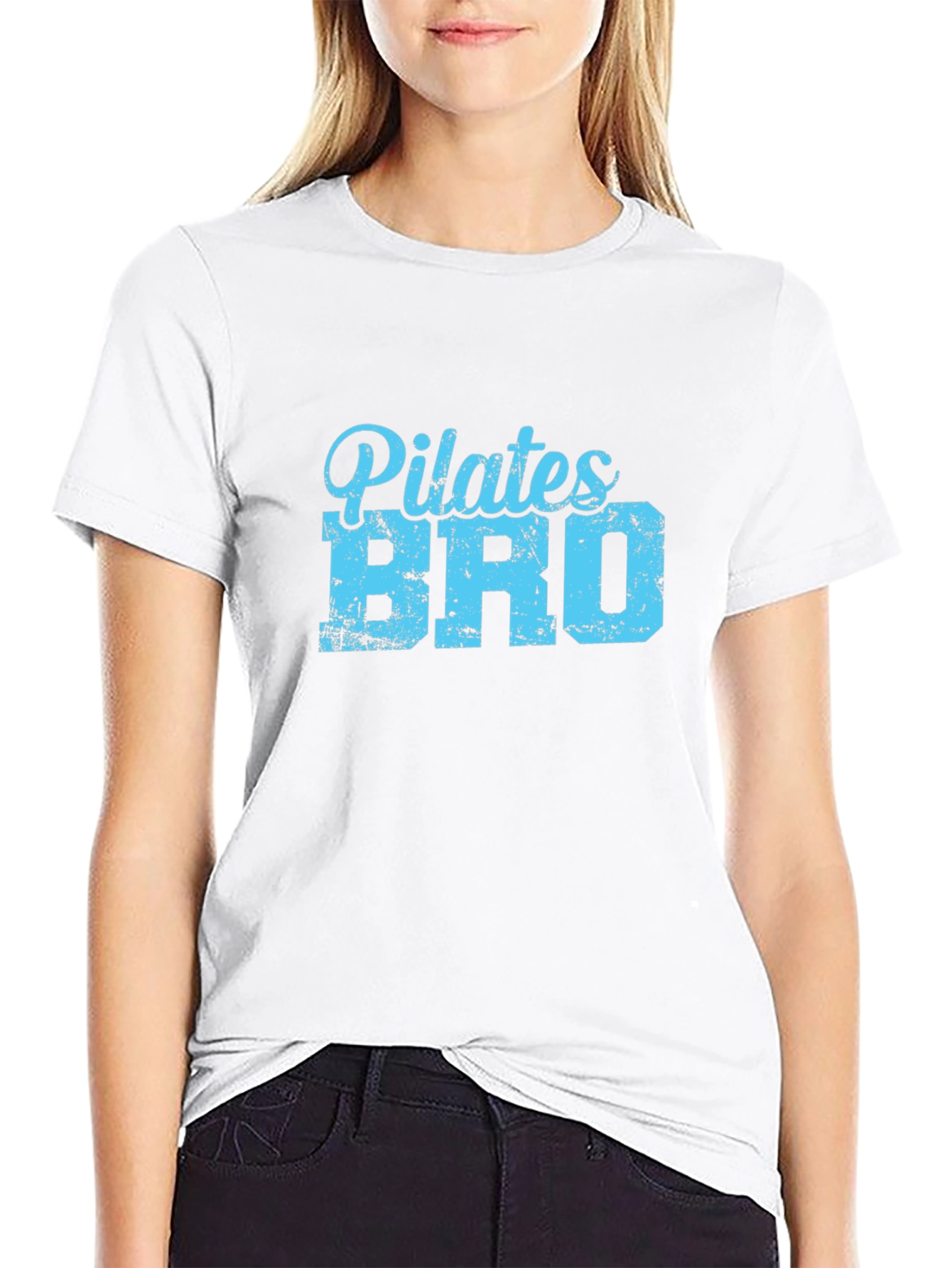 Pilates Bro Graphic T-Shirt - Mens Black Tee
