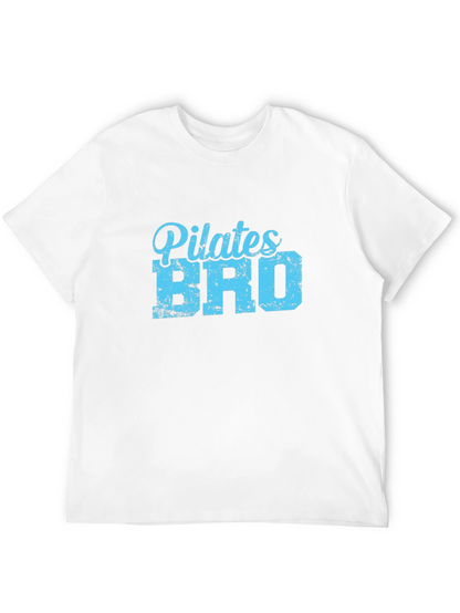 Pilates Bro Graphic T-Shirt - Mens Black Tee