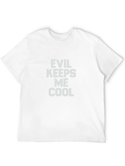Evil Keeps Me Cool Graphic Tee