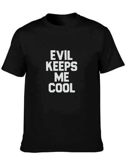 Evil Keeps Me Cool Graphic Tee