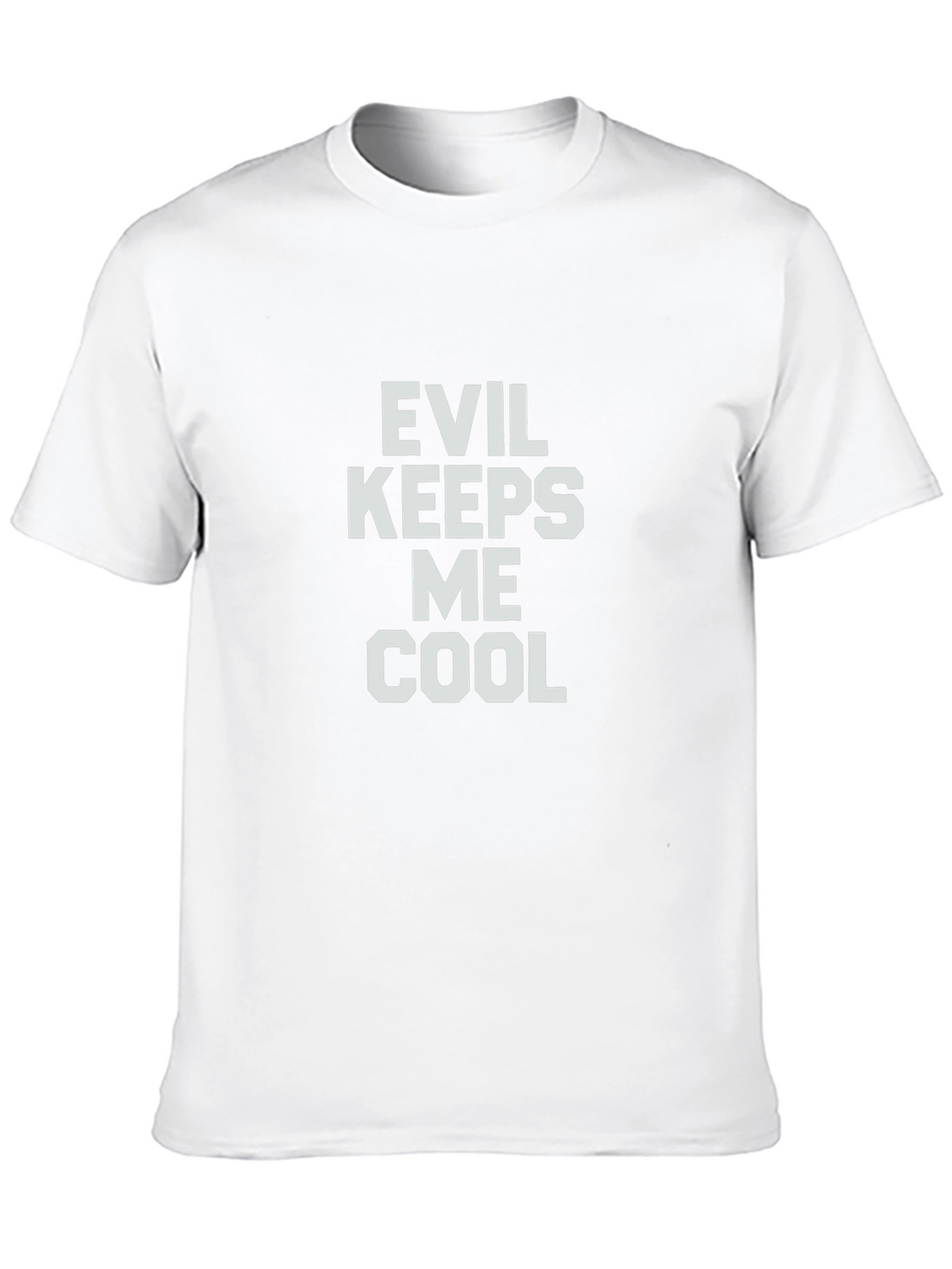 Evil Keeps Me Cool Graphic Tee