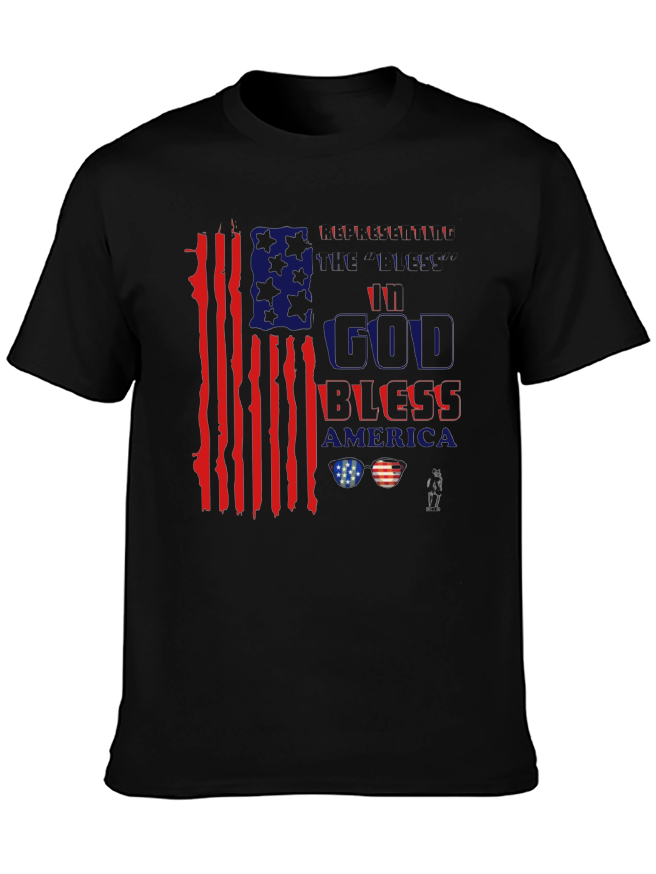God Bless America Patriotic T-Shirt