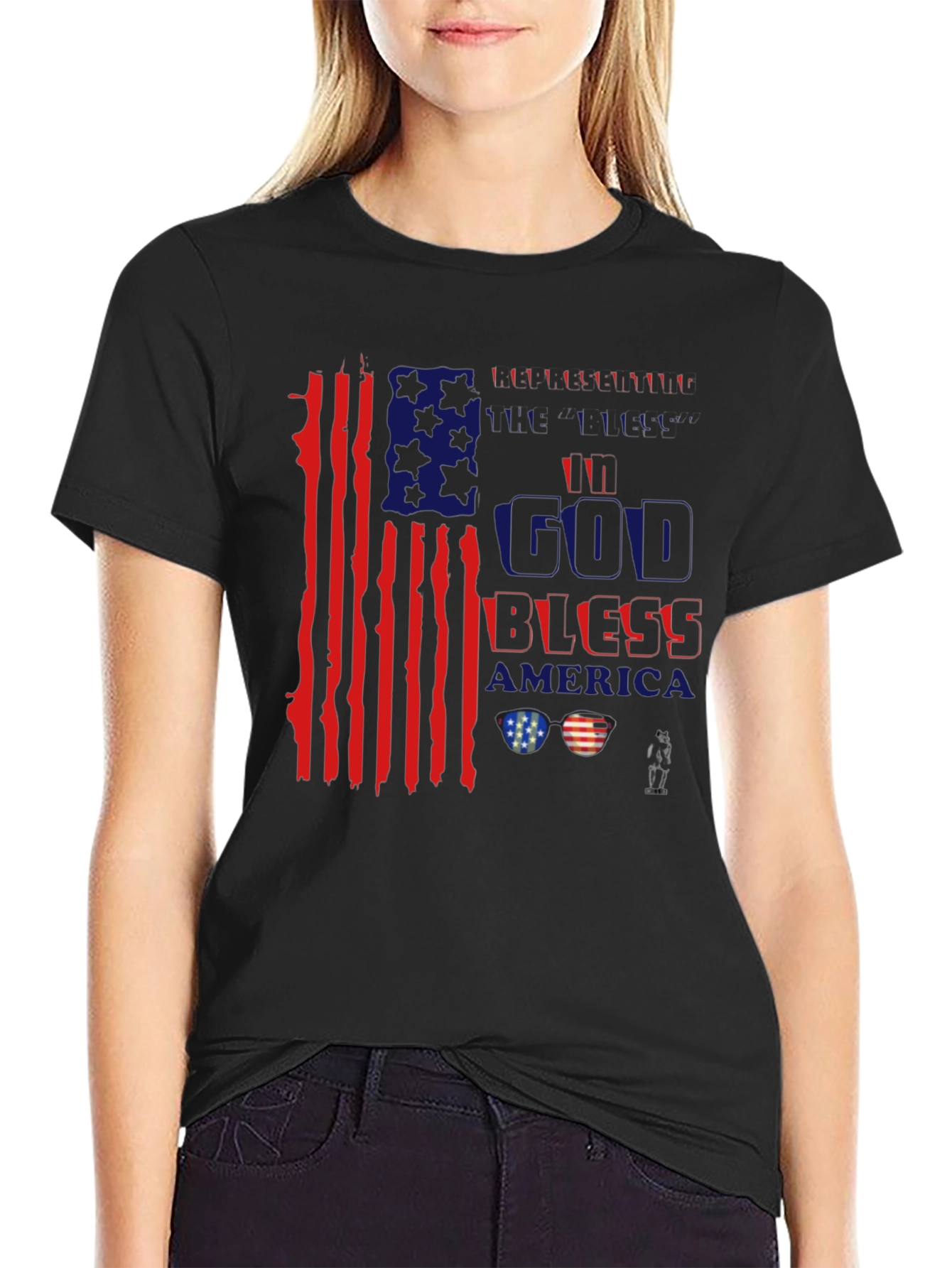 God Bless America Patriotic T-Shirt