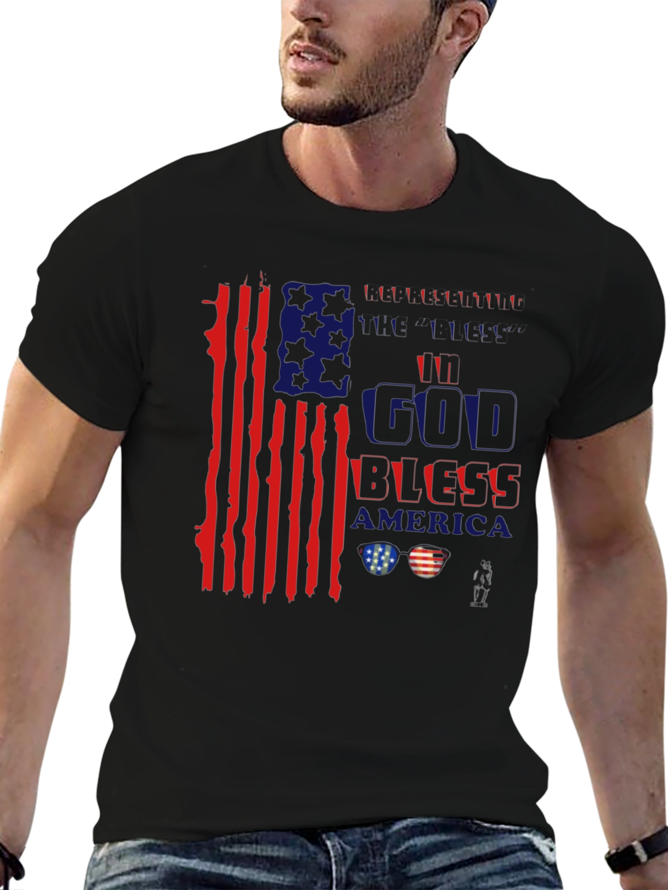 God Bless America Patriotic T-Shirt