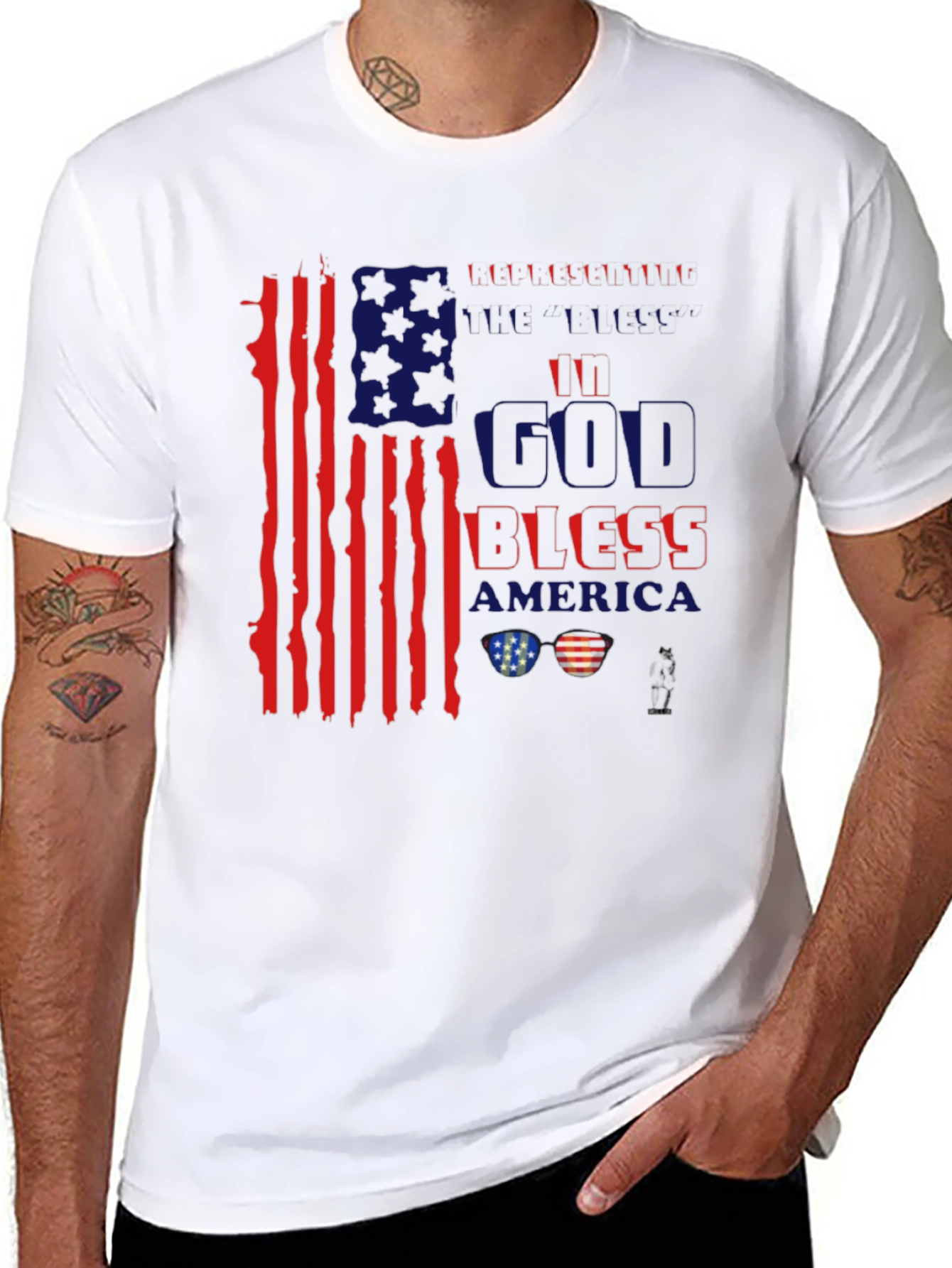 God Bless America Patriotic T-Shirt