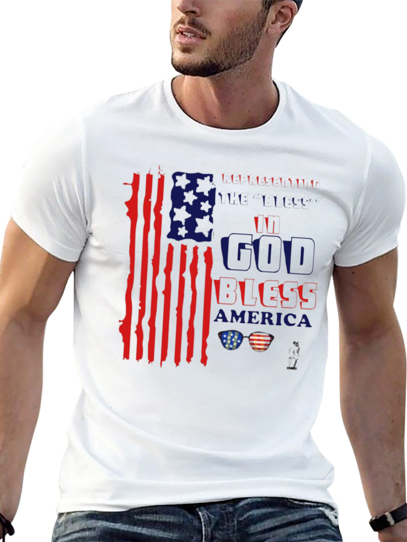 God Bless America Patriotic T-Shirt