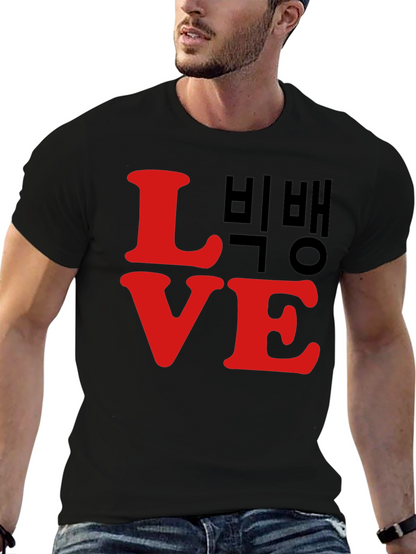 LOVE Bigbang T-Shirt Black Cotton Graphic Tee