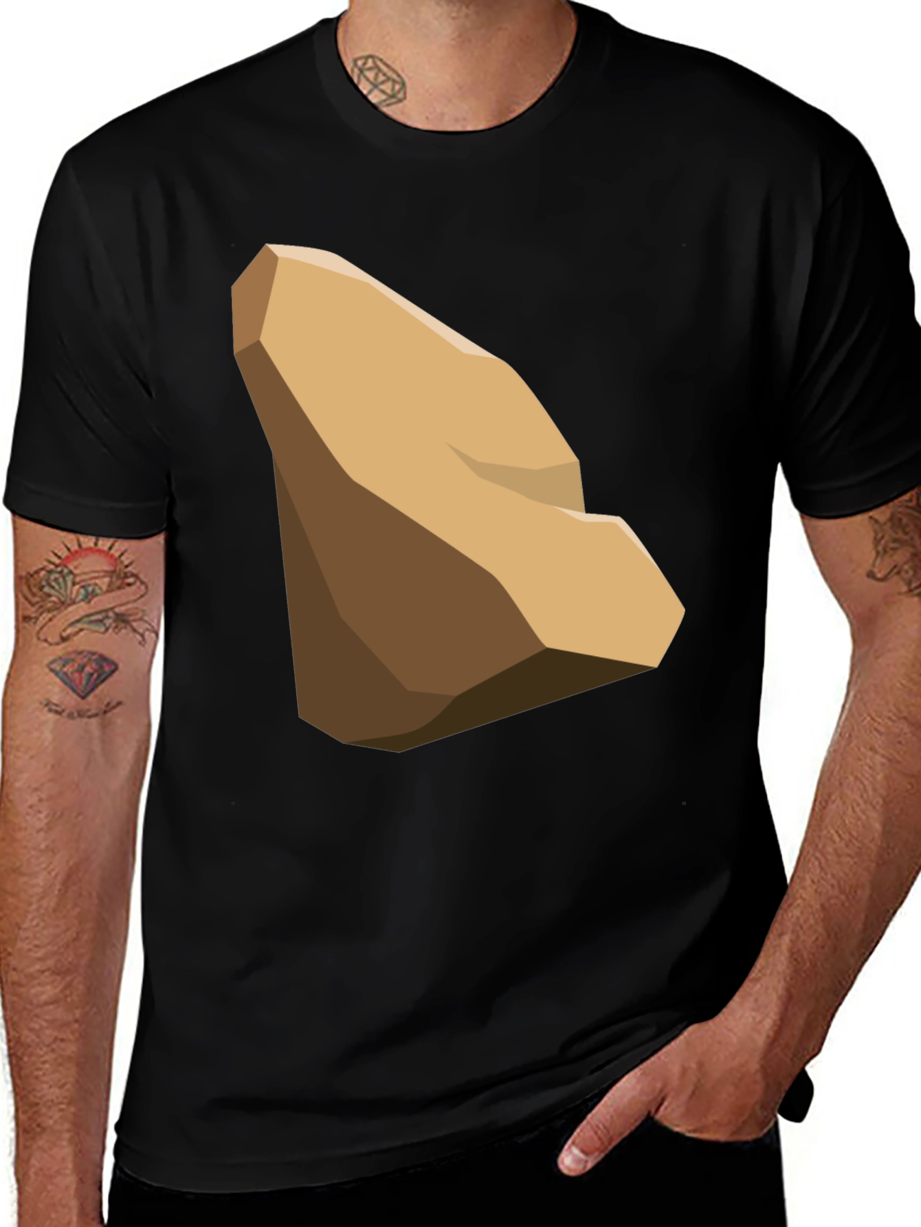 Rocky Style Black T-Shirt