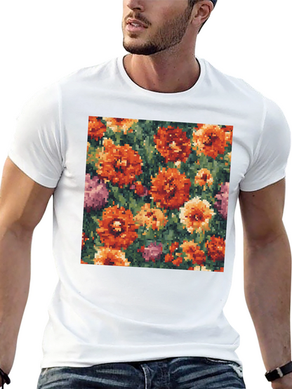 Pixel Floral T-Shirt