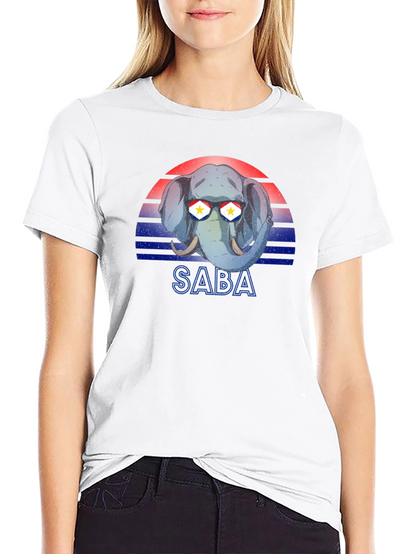 SABA Elephant Sunglasses T-Shirt