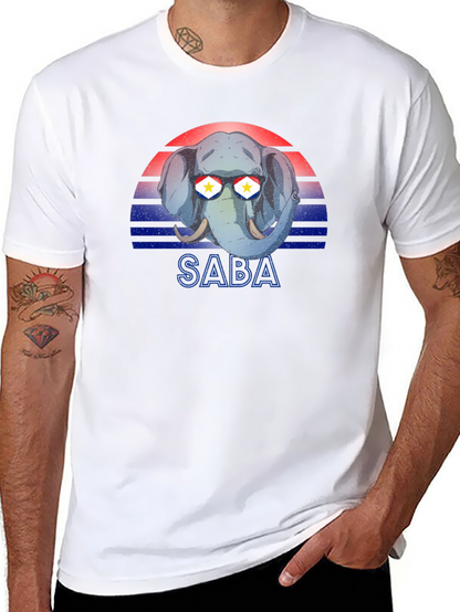 SABA Elephant Sunglasses T-Shirt