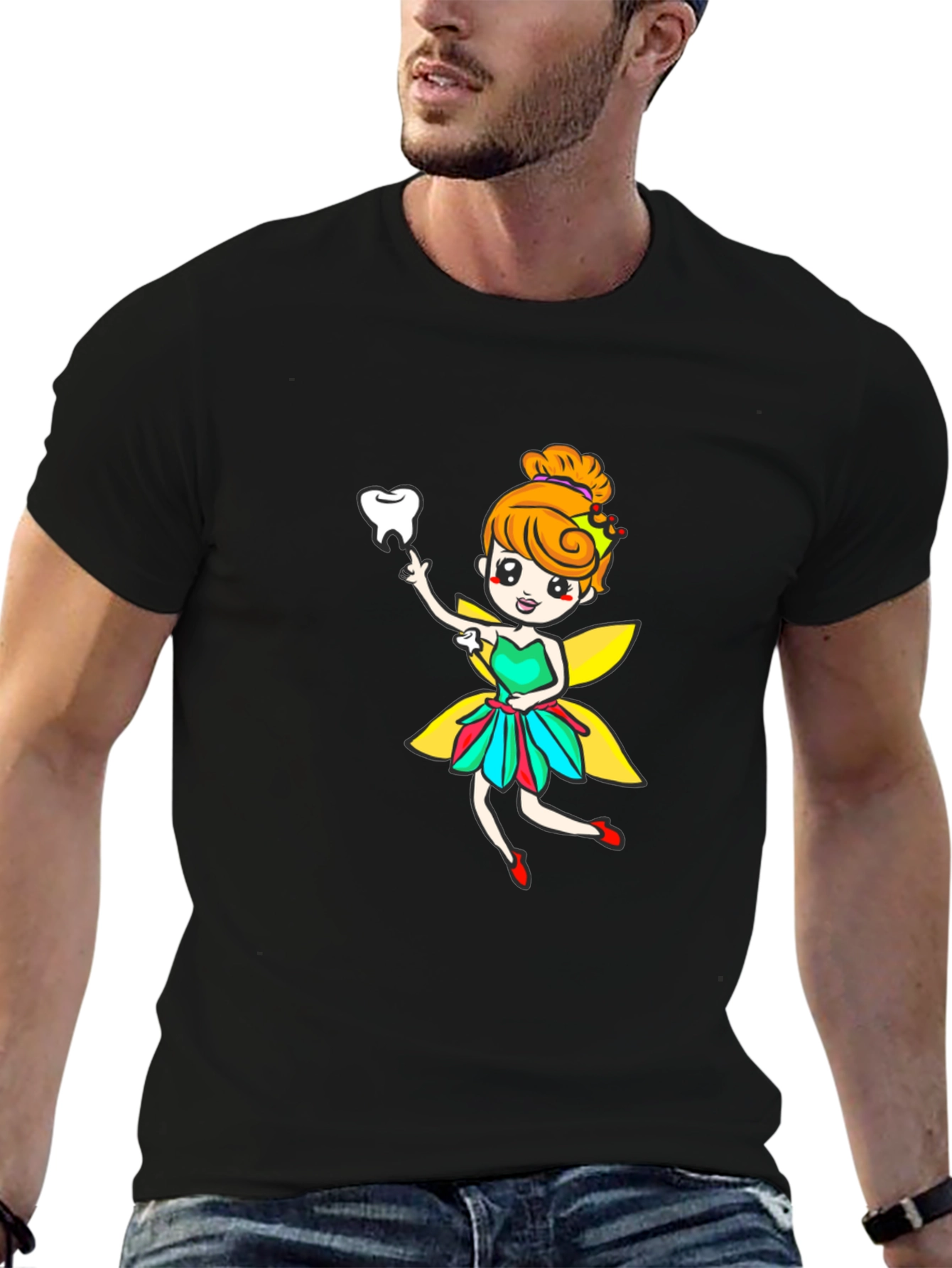 Cute Tooth Fairy Graphic Tee