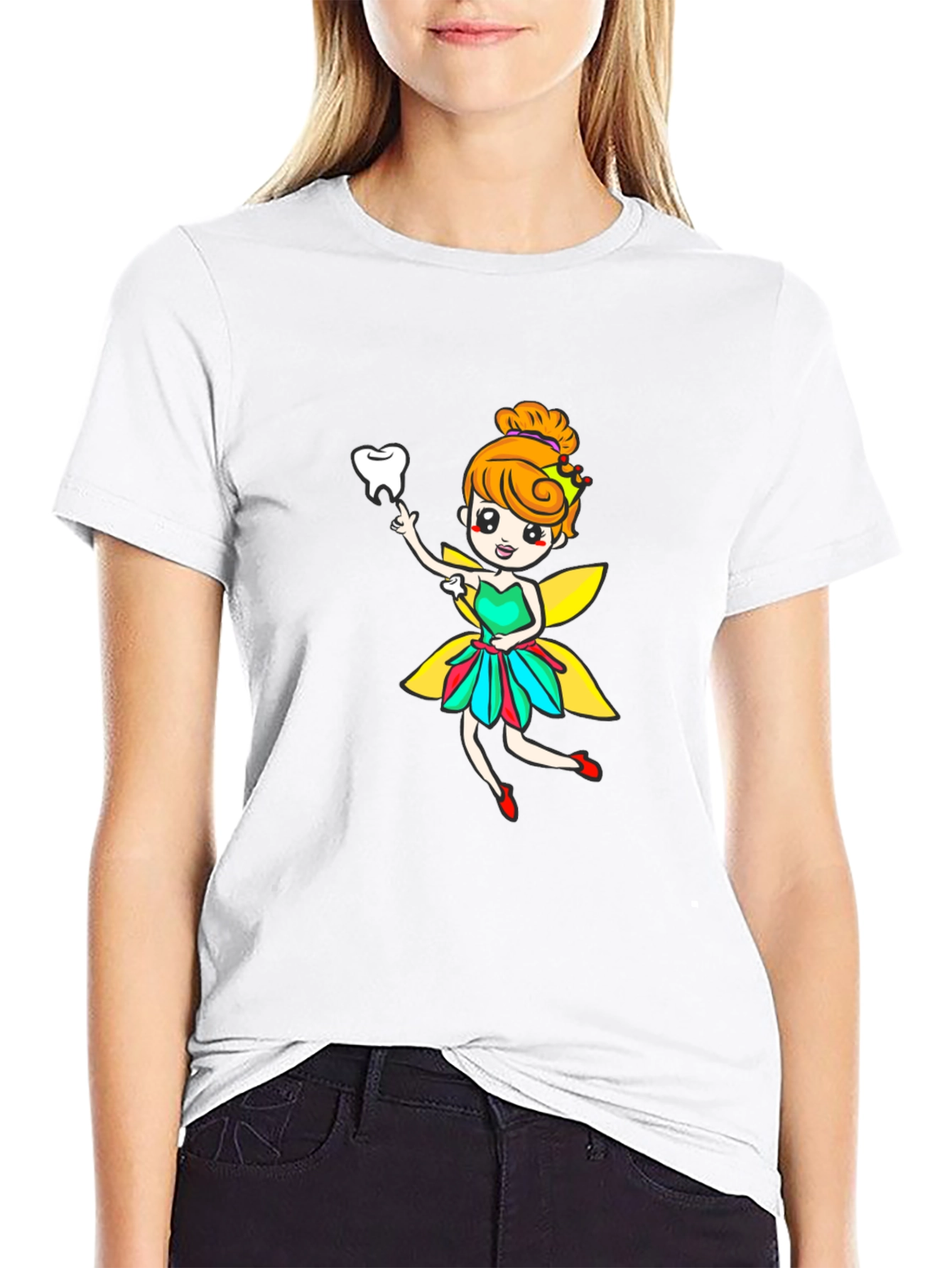 Cute Tooth Fairy Graphic Tee