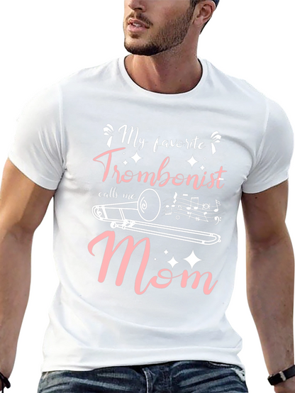 Trombonist Mom Graphic T-Shirt