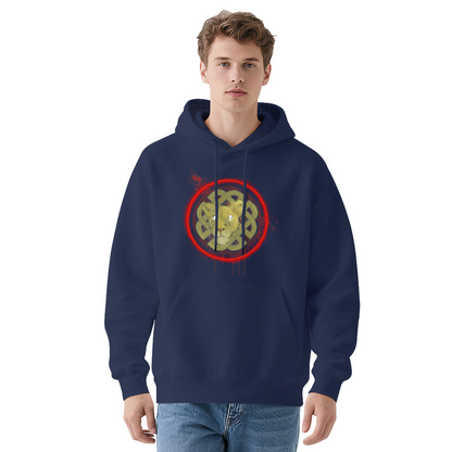 Mystic Lion Celtic Knot Grunge Hoodie