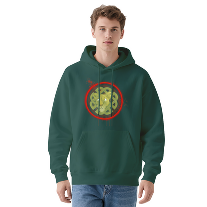 Mystic Lion Celtic Knot Grunge Hoodie