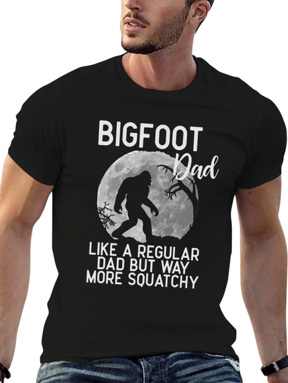 Bigfoot Dad T-Shirt - Squatchy Humor