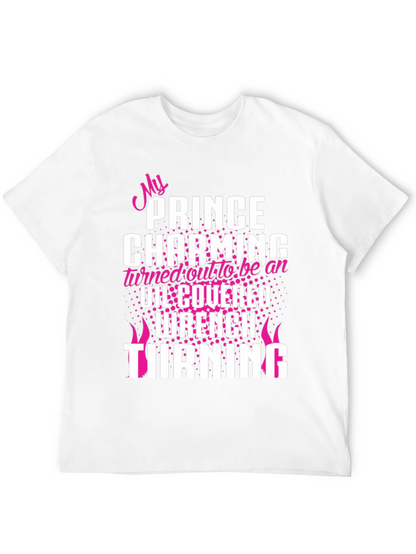 My Prince Charming Wrench Turning Black T-Shirt