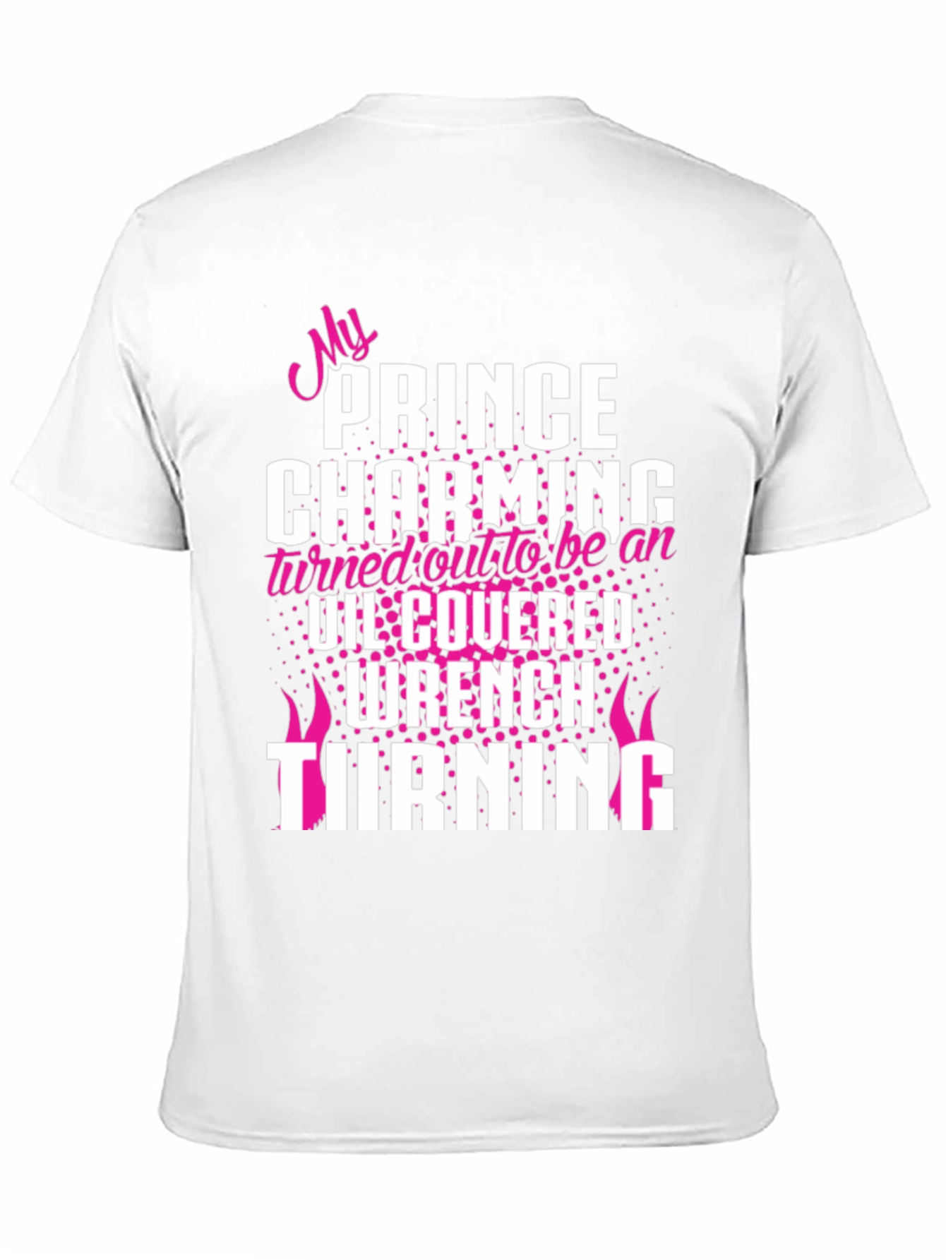 My Prince Charming Wrench Turning Black T-Shirt