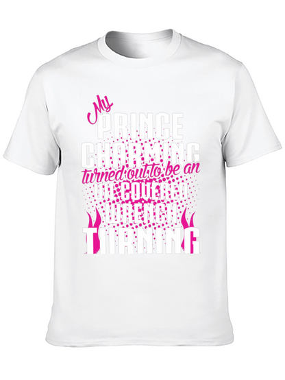 My Prince Charming Wrench Turning Black T-Shirt
