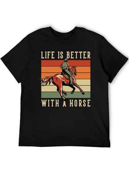 Life is Better With a Horse Graphic Tee
