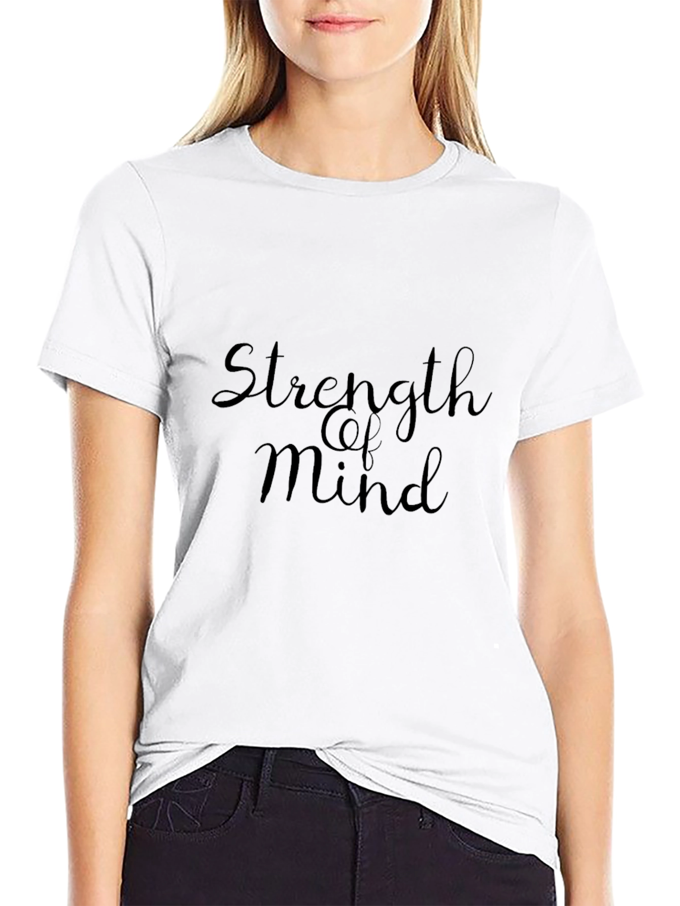 Strength of Mind Black T-Shirt