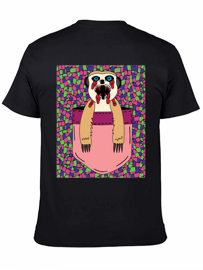 Zombie Meerkat Pocket Graphic T-Shirt