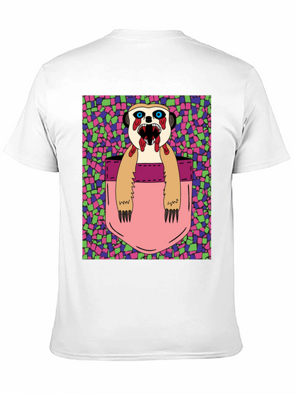 Zombie Meerkat Pocket Graphic T-Shirt