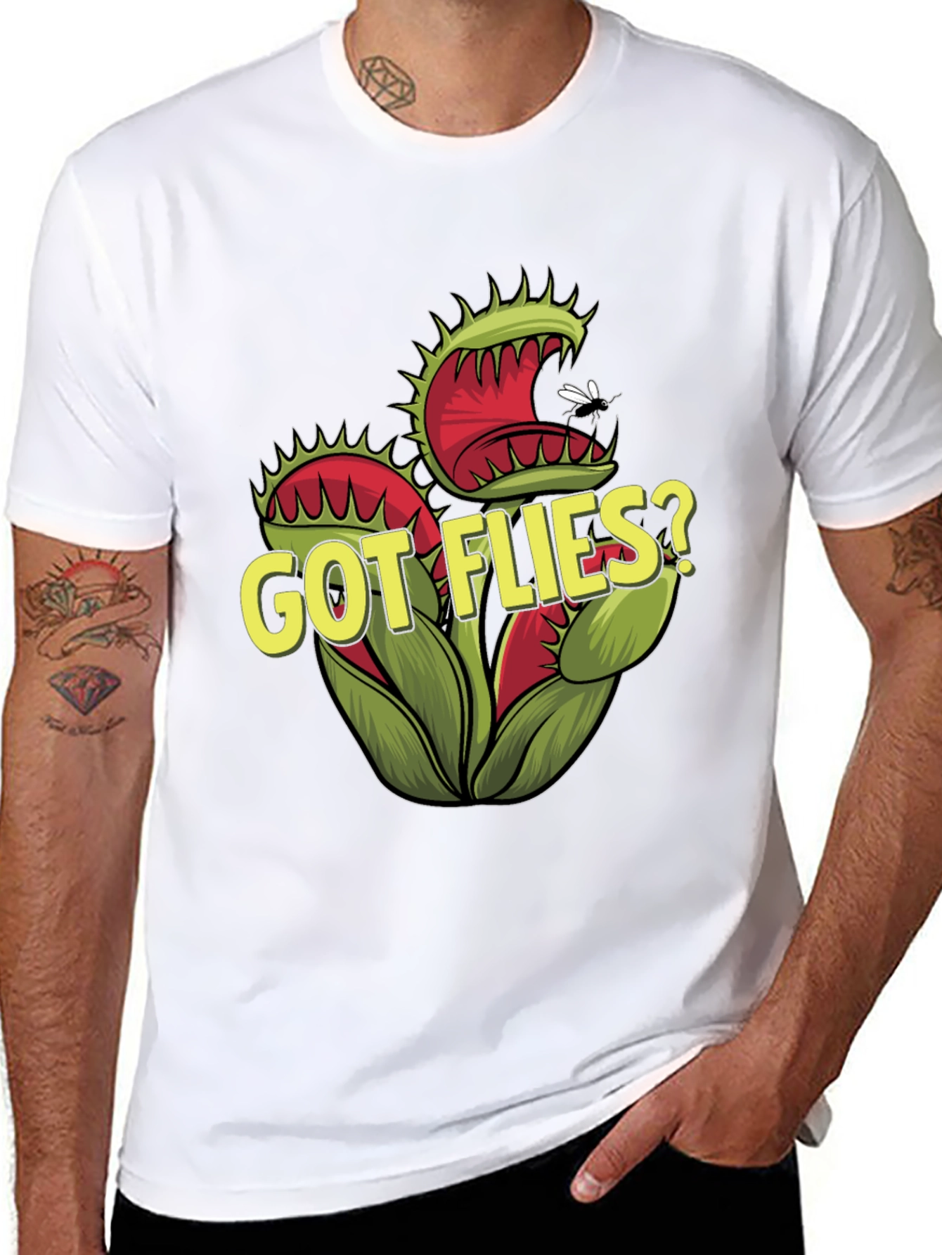 Got Flies? Venus Fly Trap Graphic T-Shirt