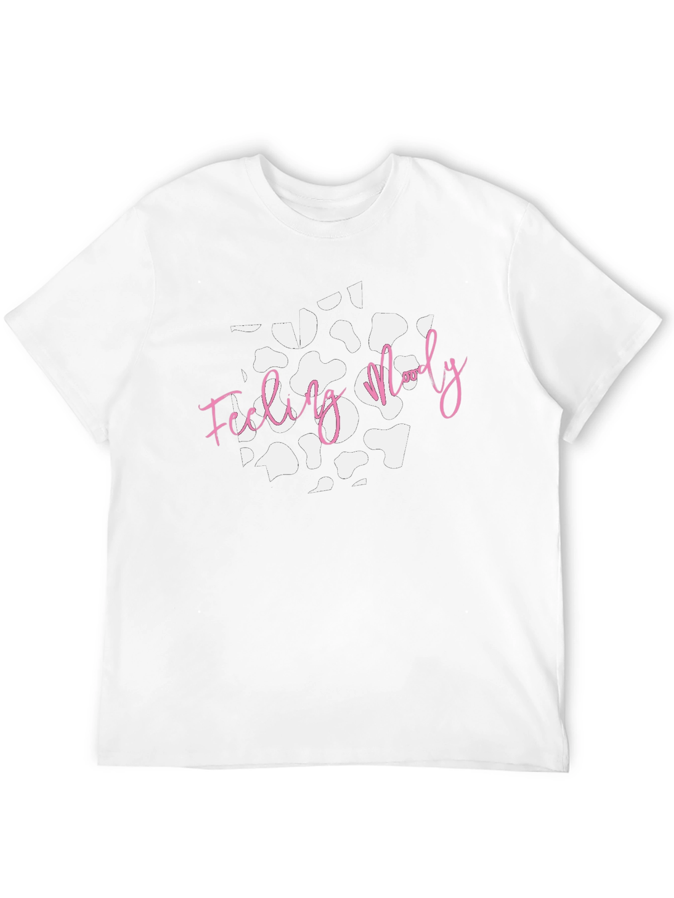 Feeling Moody Cow Print T-Shirt