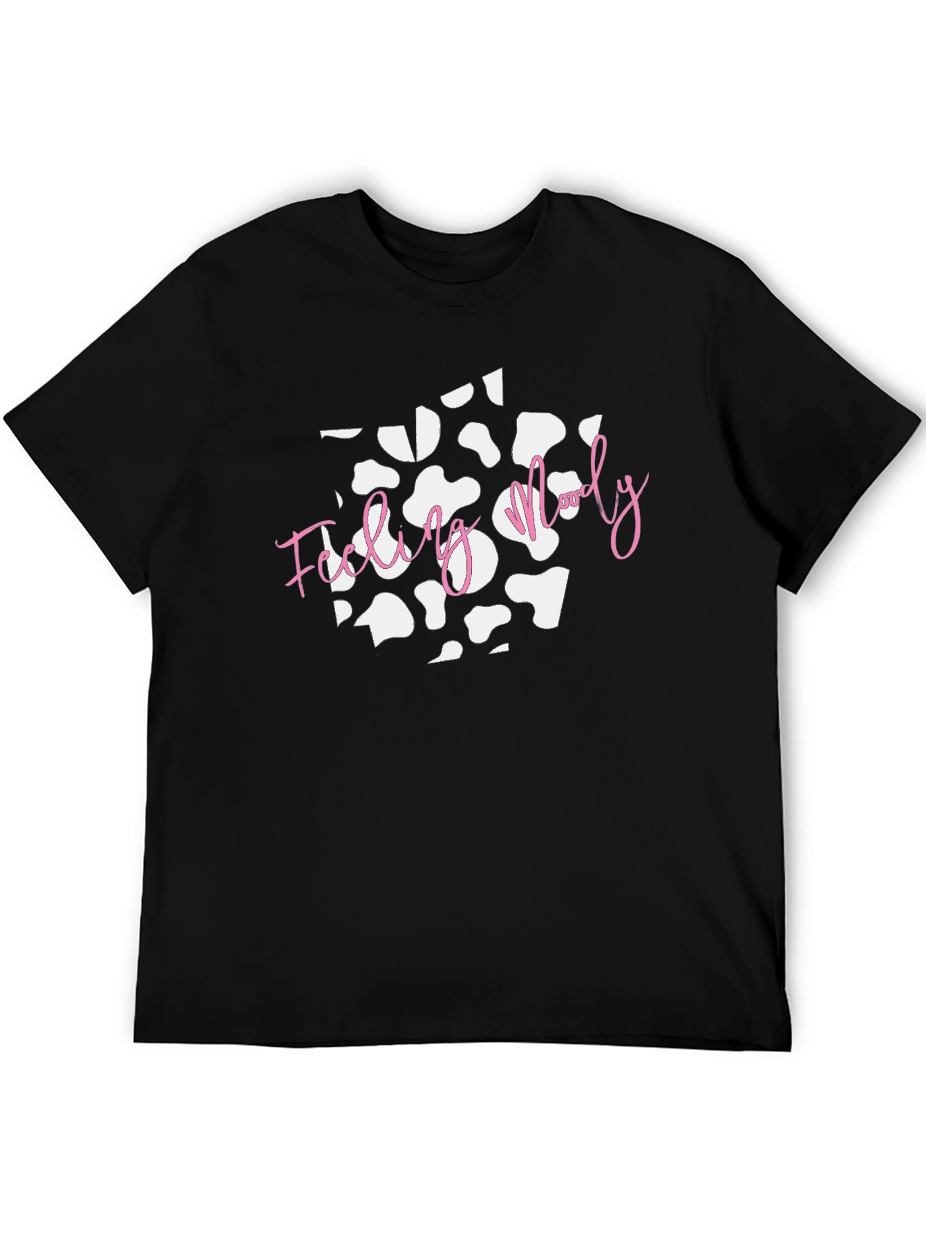 Feeling Moody Cow Print T-Shirt