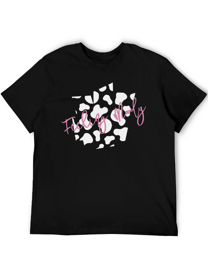 Feeling Moody Cow Print T-Shirt