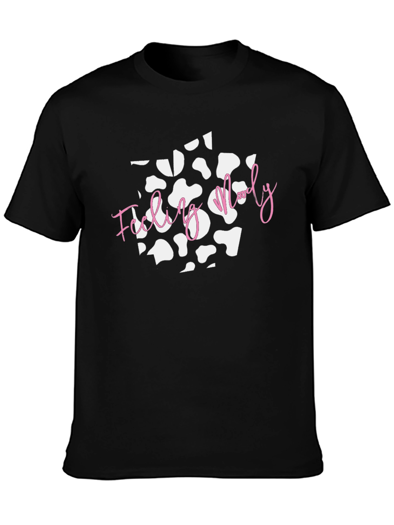 Feeling Moody Cow Print T-Shirt